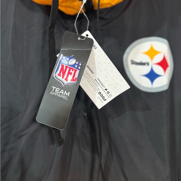 NFL Steelers FOCO NFL mens Steelers Logo Warm-up Windbreaker 2X - Picture 8 of 10